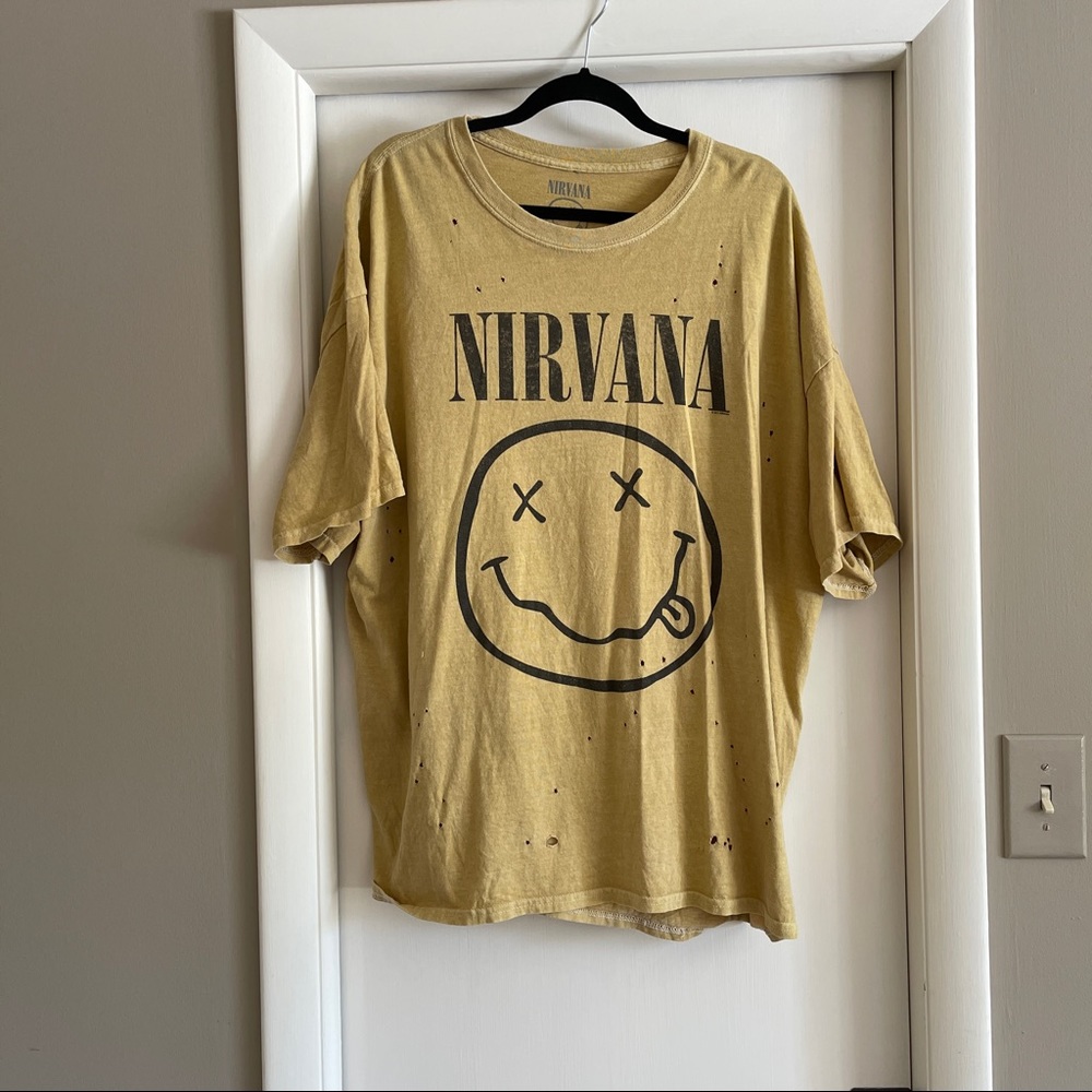 Urban Outfitters Distressed Nirvana Tee